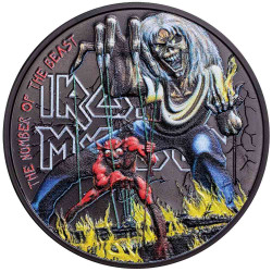 5 Dollars Argent 2022 - Iron Maiden : The Number of the Beast