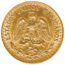 2 Pesos Or Mexique 1918-1948