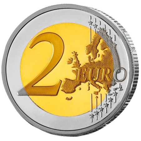 Pièce de 2€ commémorative 2017 : FRANCE (LUTTE CANCER SEIN)