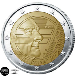 2 Euro France BU 2022 - Jacques Chirac