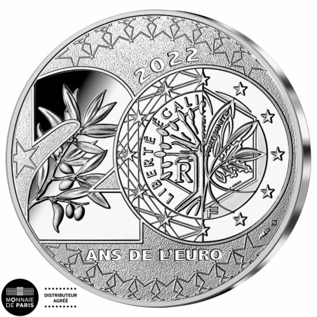 100 Euro Argent France 2022 - 20 ans de l’Euro