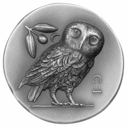 5 Dollars Argent 2021 - Chouette Athéna