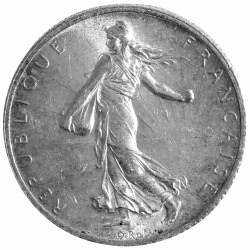 2 Francs Argent Semeuse 1914