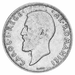 50 Bani Argent Roumanie - Roi Carol Ier
