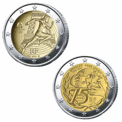 Lot 2 x 2 Euro France 2021