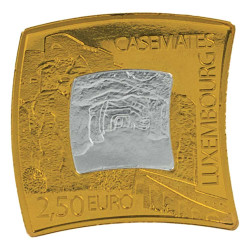 2,5 Euro Argent Luxembourg BE 2021 - Les Casemates du Bock