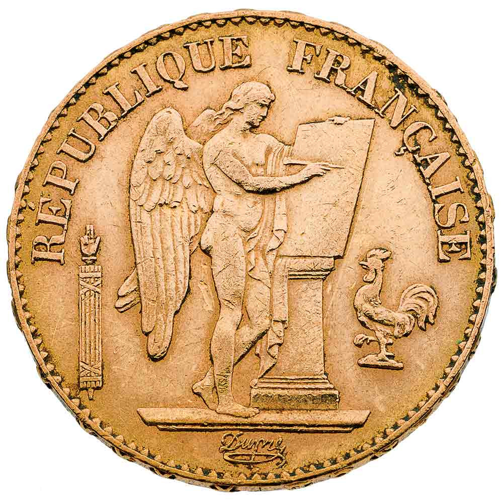 20 Francs Or Génie IIIe République - 1888A