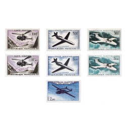 7 timbres Poste aérienne