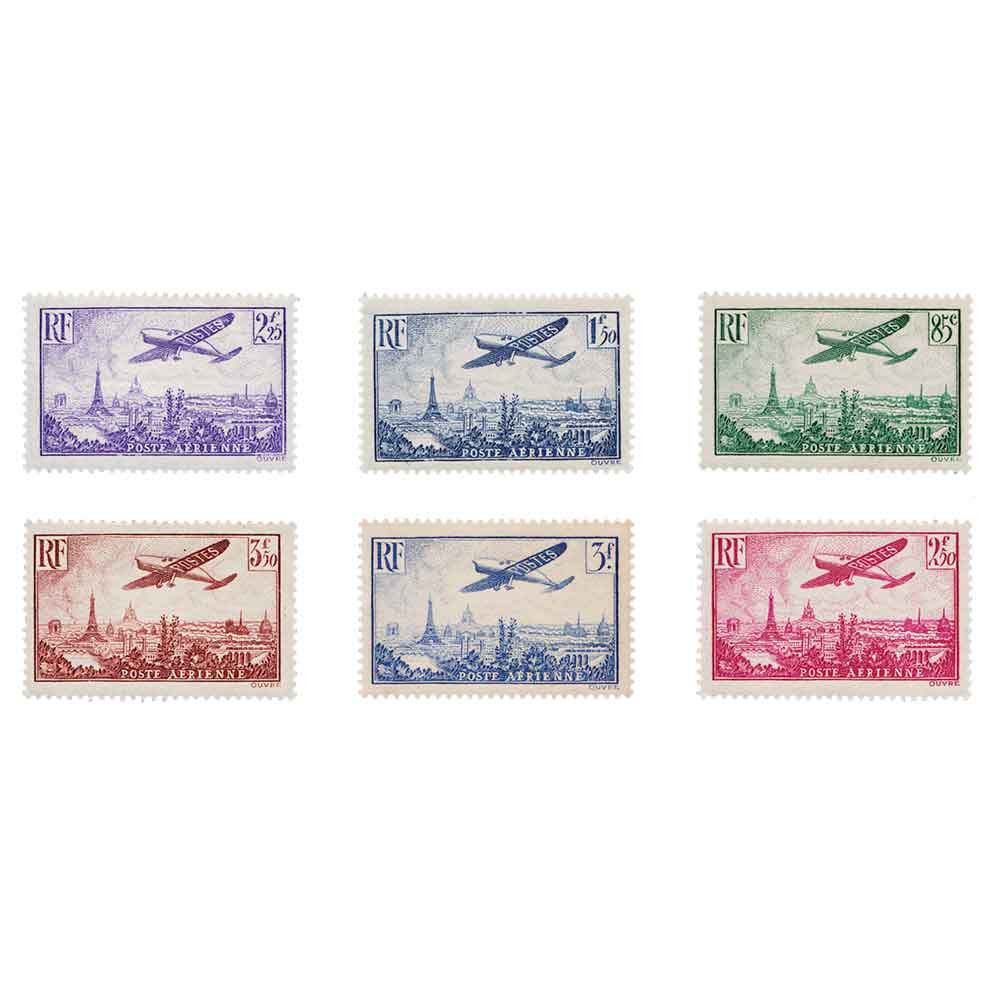 6 timbres Poste aérienne