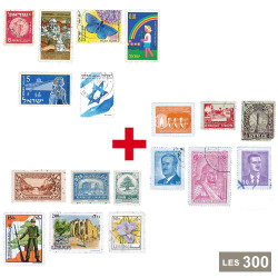 Lot de 300 timbres Proche-Orient