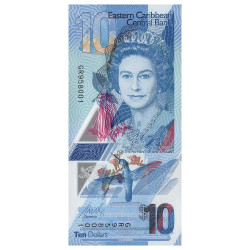 10 Dollars Caraïbes Orientales 2019 - Elisabeth II
