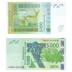 5 000 Francs Afrique de...