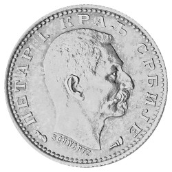 50 Para Argent Serbie 1915
