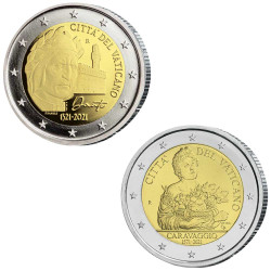 Lot 2 x 2 Euro Vatican BE 2021