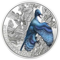 3 Euro Autriche 2022 Phosphorescente - Microraptor