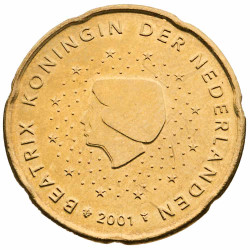 2001 - PAYS-BAS - 20 CENT