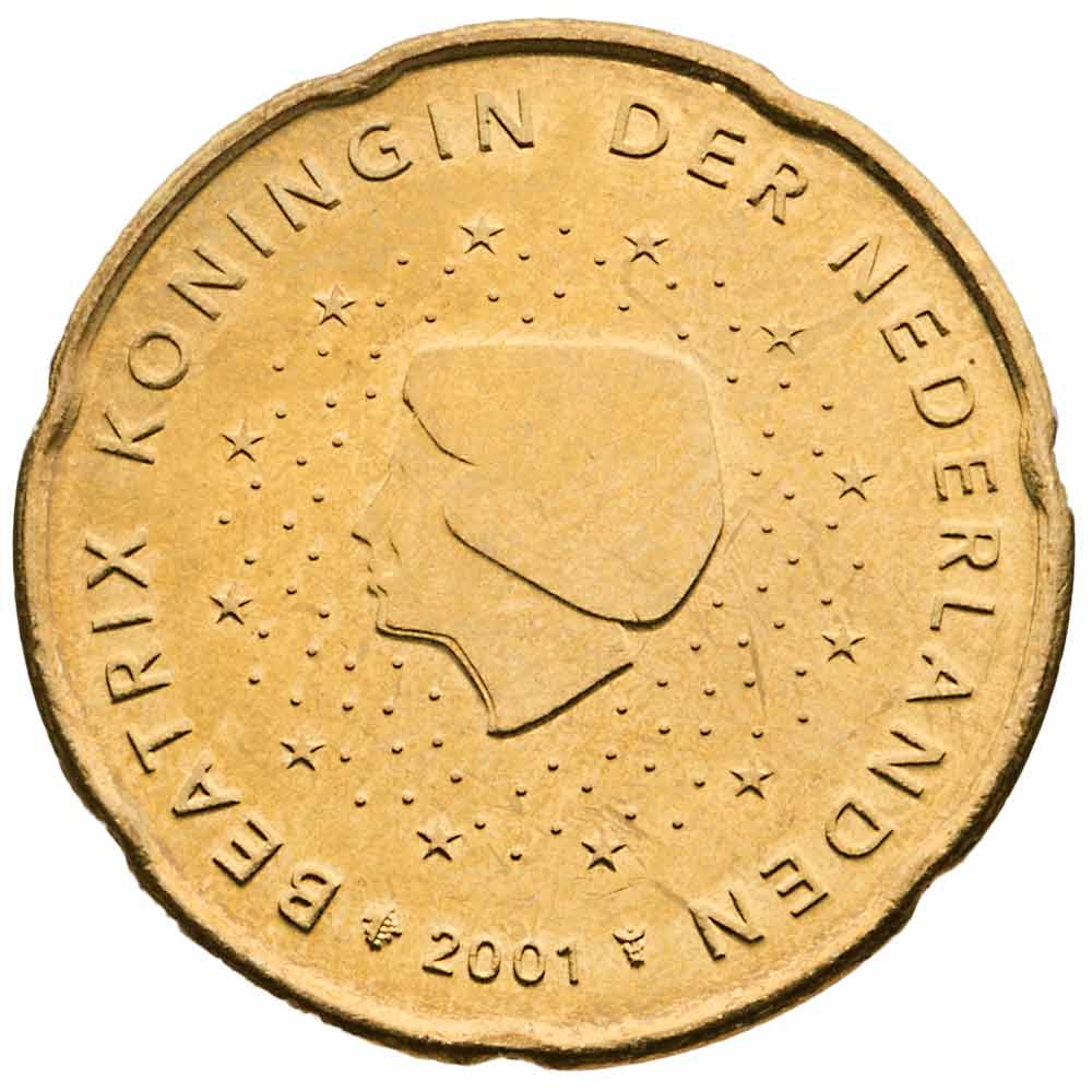 2001 - PAYS-BAS - 20 CENT