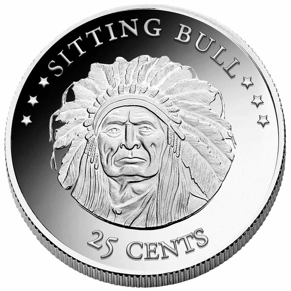 La 25 Cents Sitting Bull BU 2022 offerte*