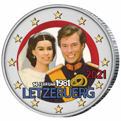 2 Euro Luxembourg 2021...