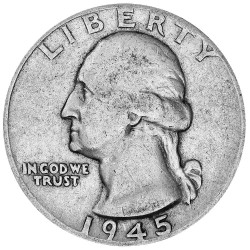 25 Cents Argent USA 1932-1964