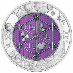 25 Euro Argent et Niobium Autriche BU 2022 - Vie Extra-Terrestre