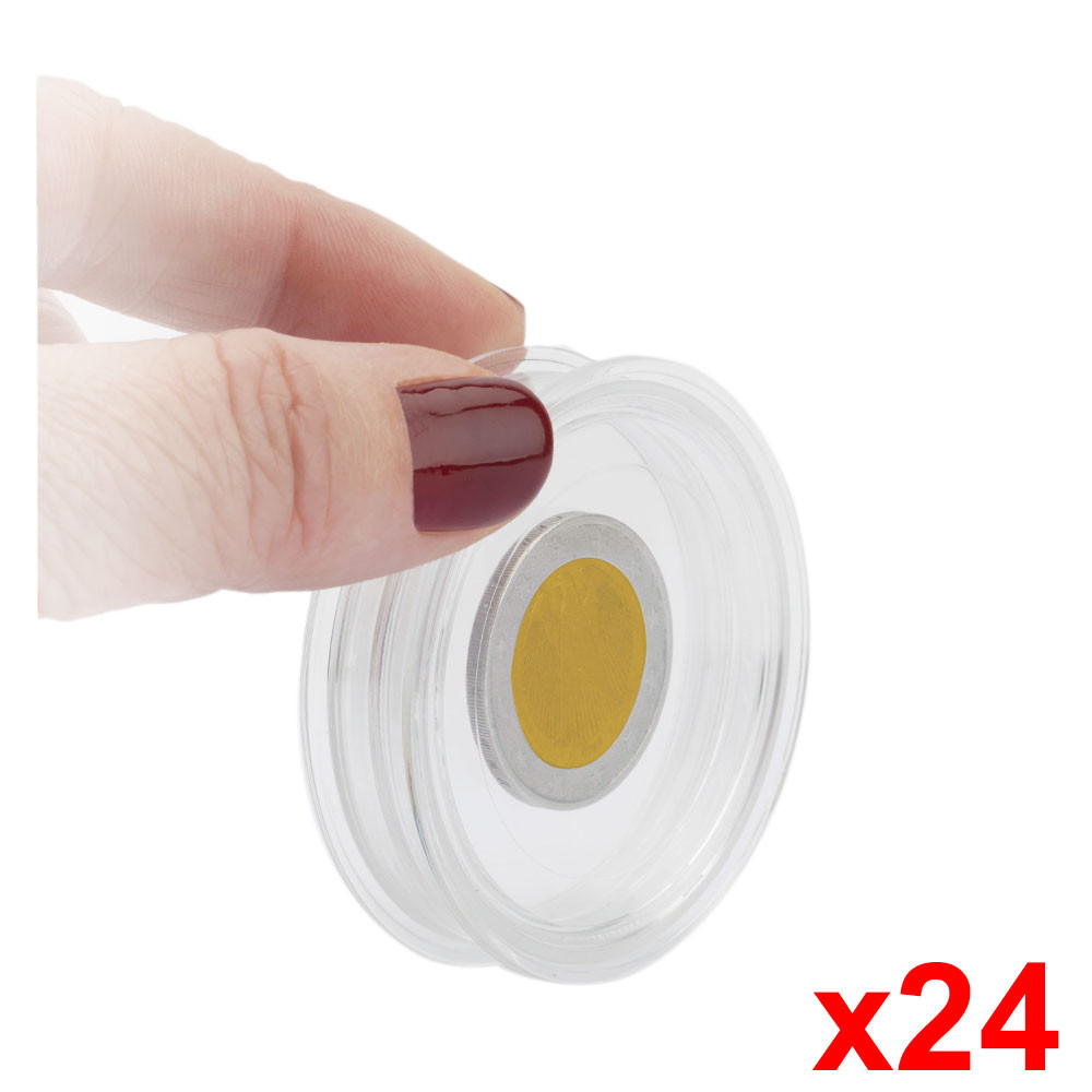 Lot 24 capsules polystyrol magiques 46 mm
