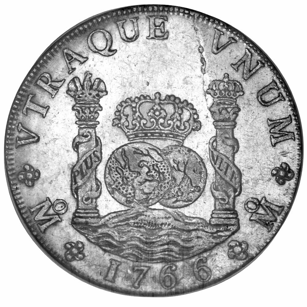 8 Reals Argent Mexique Pillar Dollar