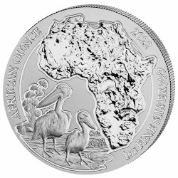50 Francs CFA Argent Rwanda BU 2022 - Pélican