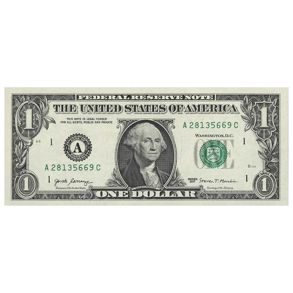 Le billet 1 Dollar USA offert*