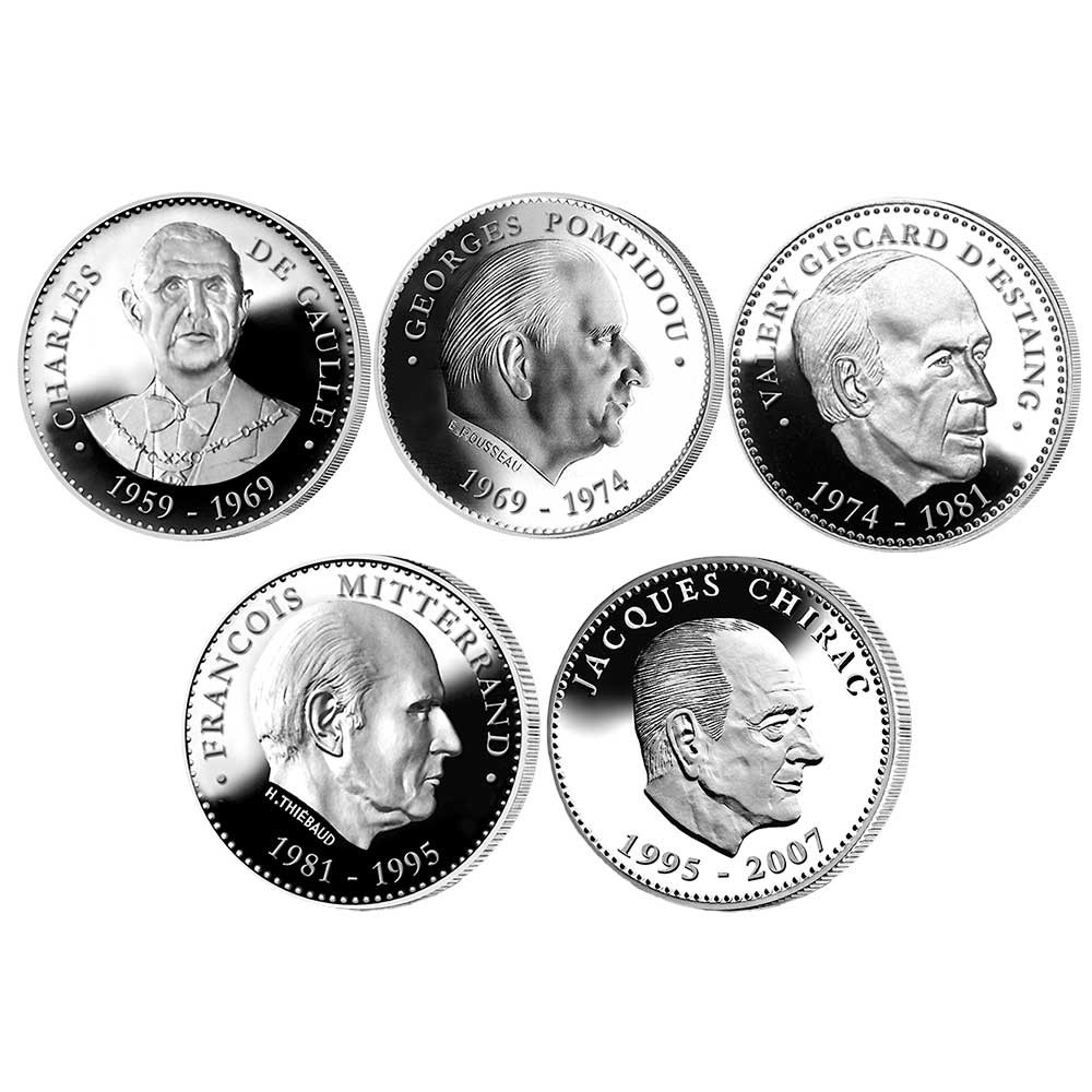 L'ensemble des 5 frappes Présidents