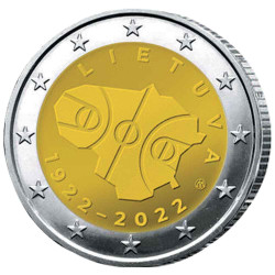 2 Euro Lituanie 2022 -...