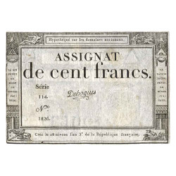 Assignat de 100 Francs 1795