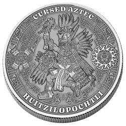 2000 Francs Argent Cameroun BU 2022 - Huitzilopochtli dieu de la guerre et du soleil
