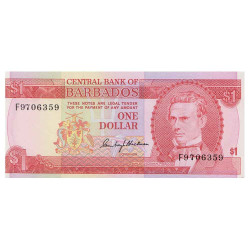 1 Dollar Barbade 1973