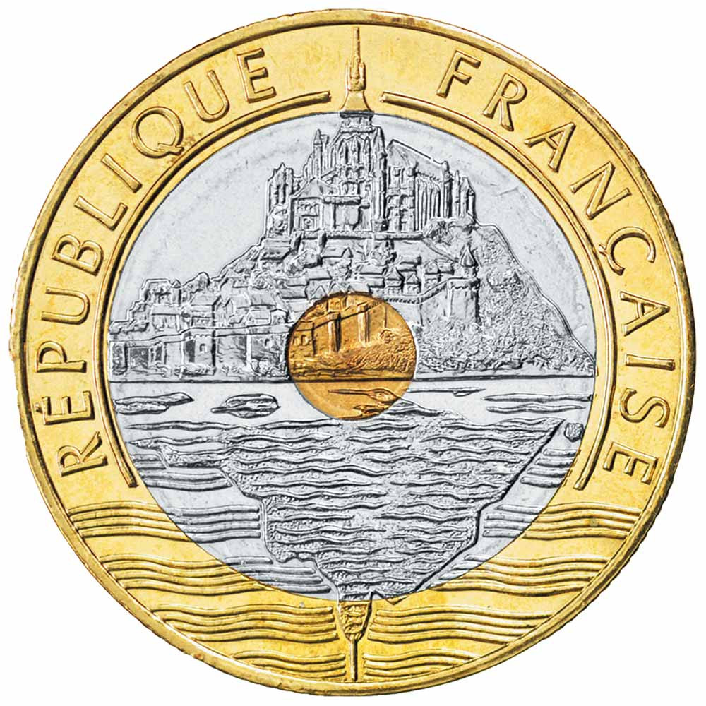 20 Francs bicolore Mont Saint-Michel