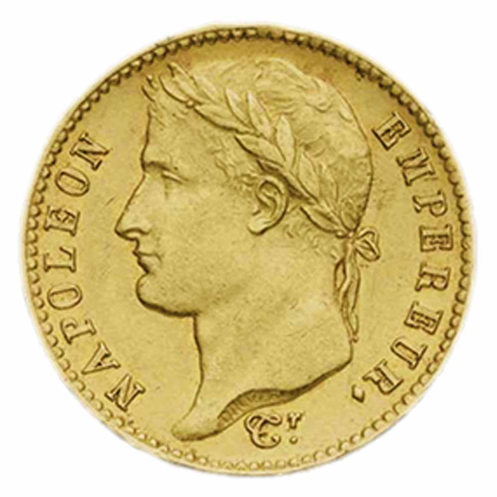 20 Francs Or Napoléon Ier - Avers Empire 1814 A