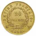 20 Francs Or Napoléon Ier - Avers Empire 1814 A (2)