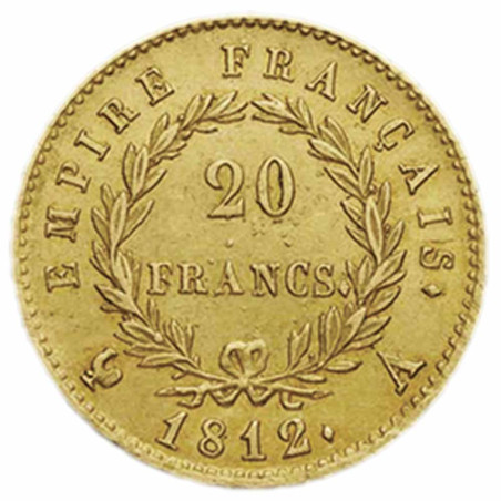 20 Francs Or Napoléon Ier - Avers Empire 1814 A (2)