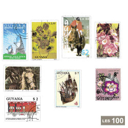 100 timbres Guyane