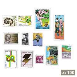 100 timbres Brésil