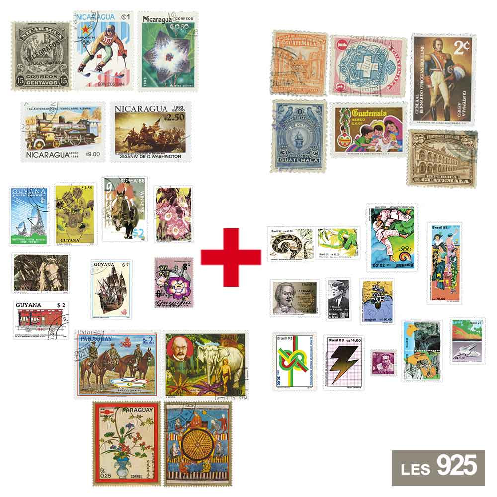 Lot 925 timbres Amérique du Sud