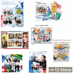 12 Blocs Présidents Français