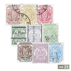 25 timbres Transvaal