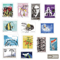 200 timbres Afrique du Sud