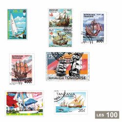 100 timbres Voiliers
