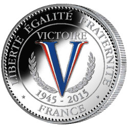 Médaille colorisée Victoire
