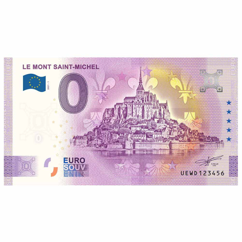 Billet Zéro 0 € Euro Touristique / Souvenir 2017-1