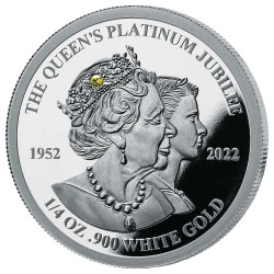 500 Dalasis Or BE 2022 - Hommage aux 70 ans du règne de Sa Majesté