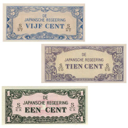 Billets 1, 5, 10 Cents 1942...