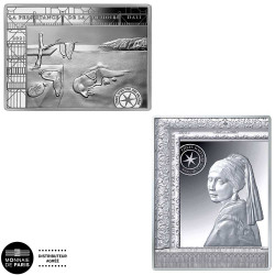 Lot 2 x 10 Euro Argent France BE 2021